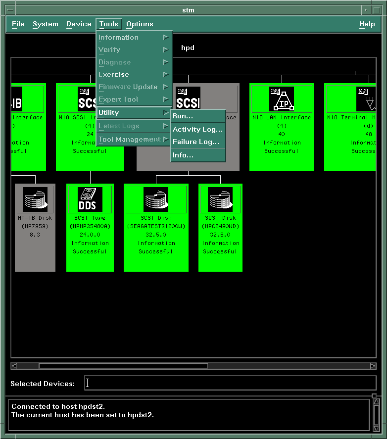 Starting Logtool in xstm, 25K