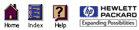 Home and Help Icons