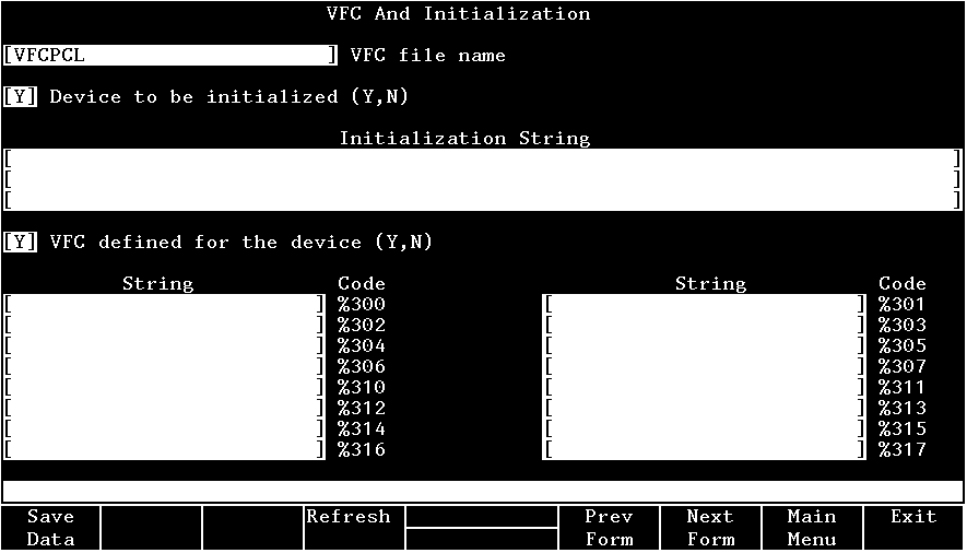 [VFC and Initialization Screen]