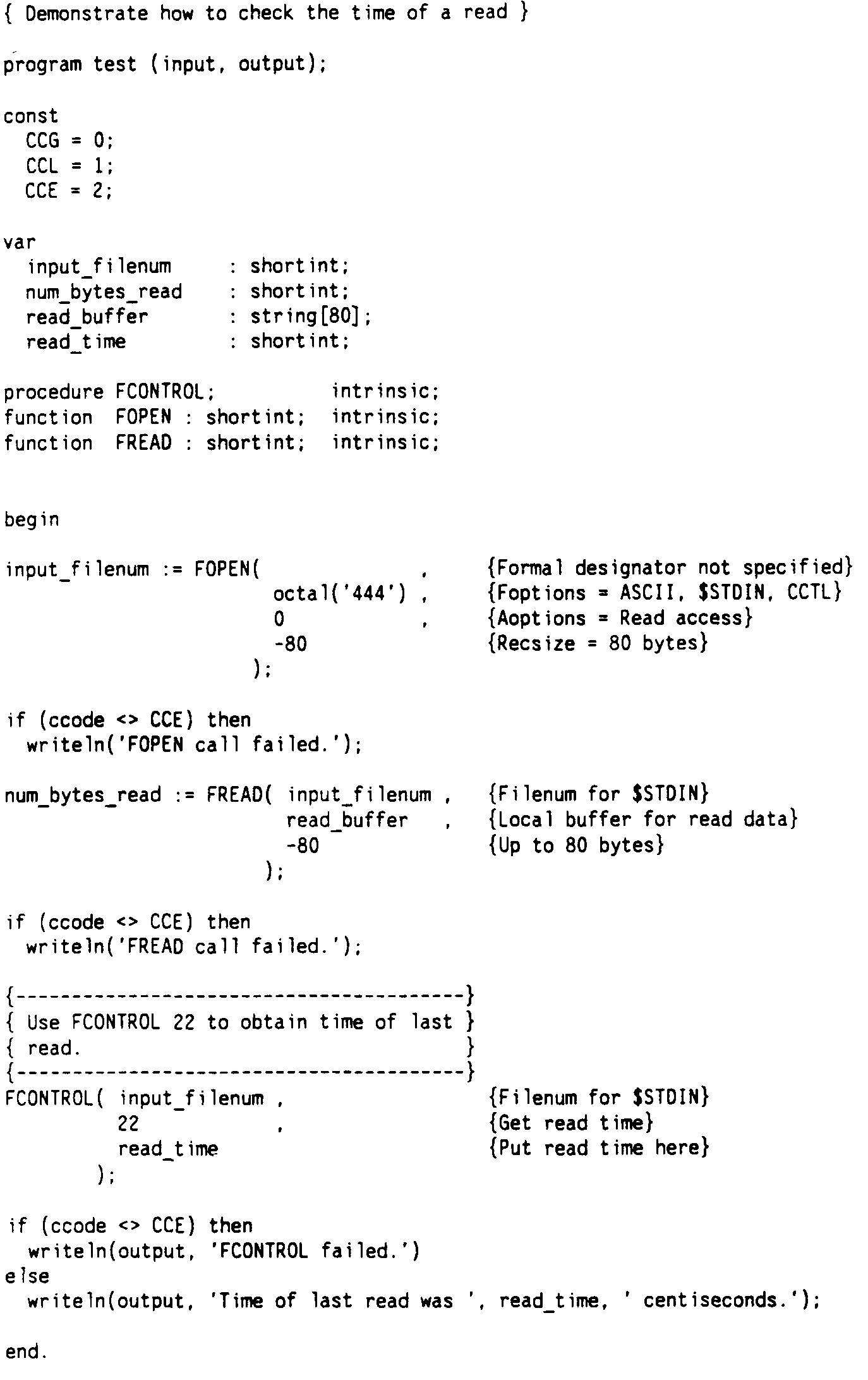 Obtaining the Result of the Read Timer