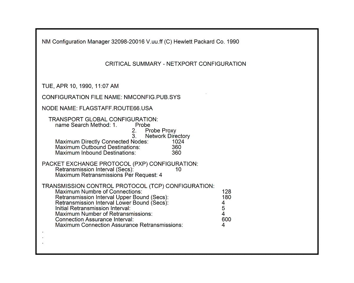 [Sample Page of Critical Summary Report]