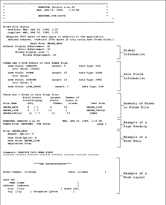 Forms File Listing