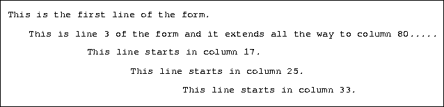 Form Layout in FORMSPEC