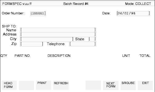 Bracketed Fields