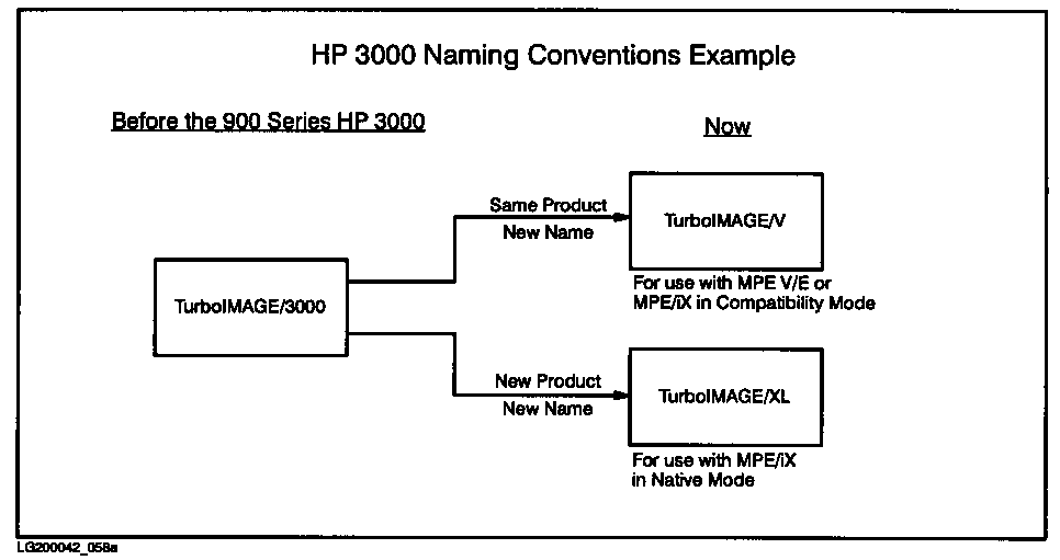 [HP 3000 Software Naming Conventions Example]