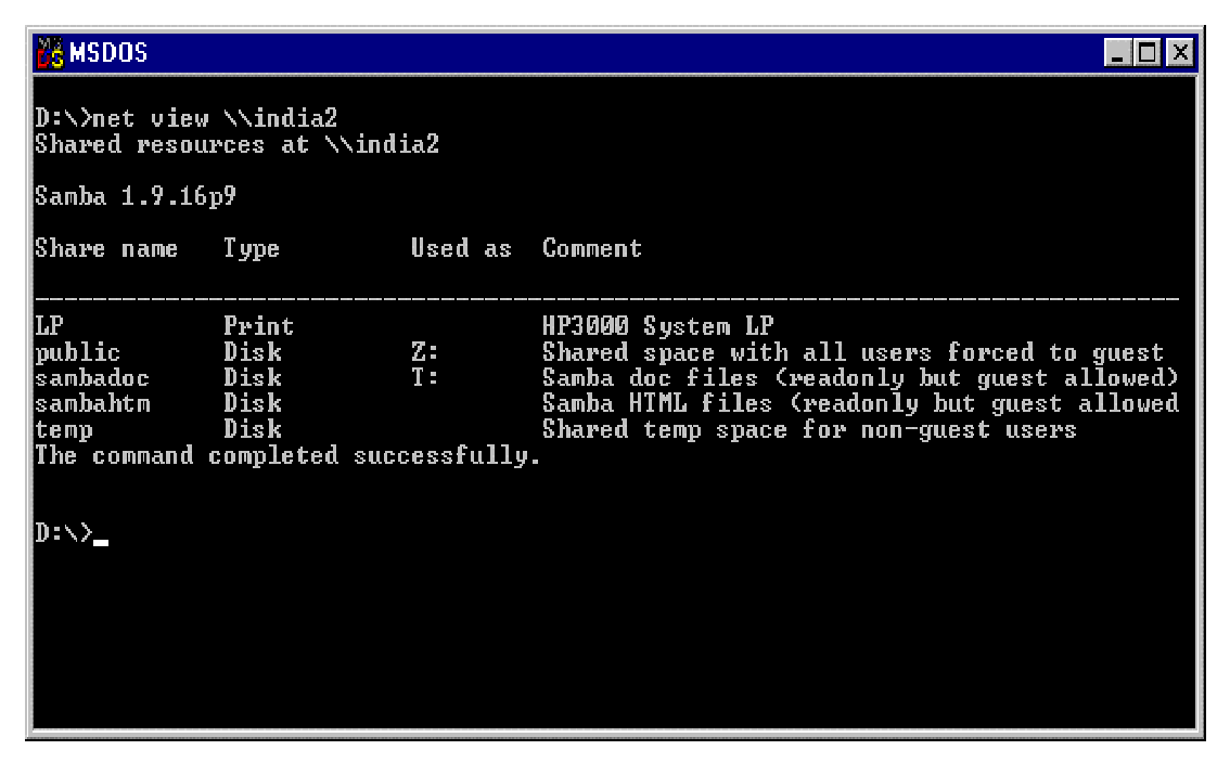 [Display Available Shares From a
       PC Client]