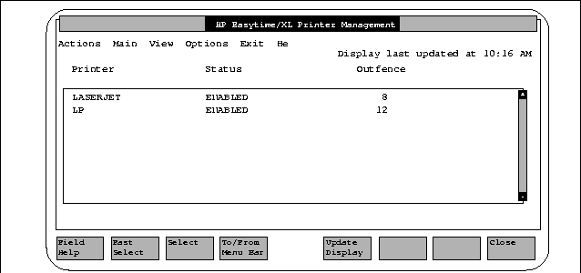 Printer Management