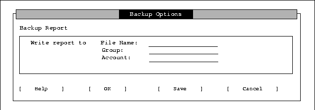 Backup Options
