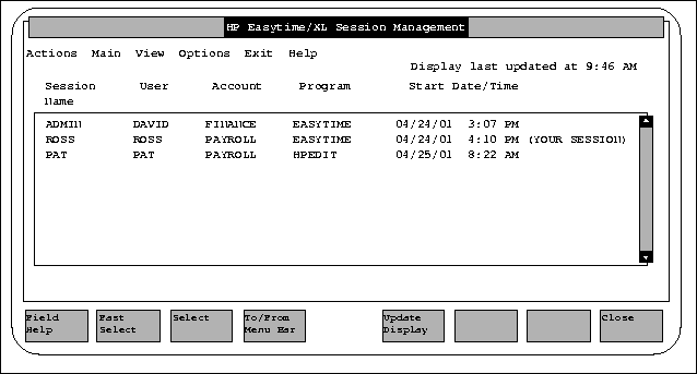 Session Management