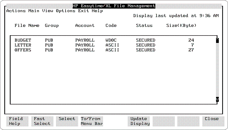 [File list box]