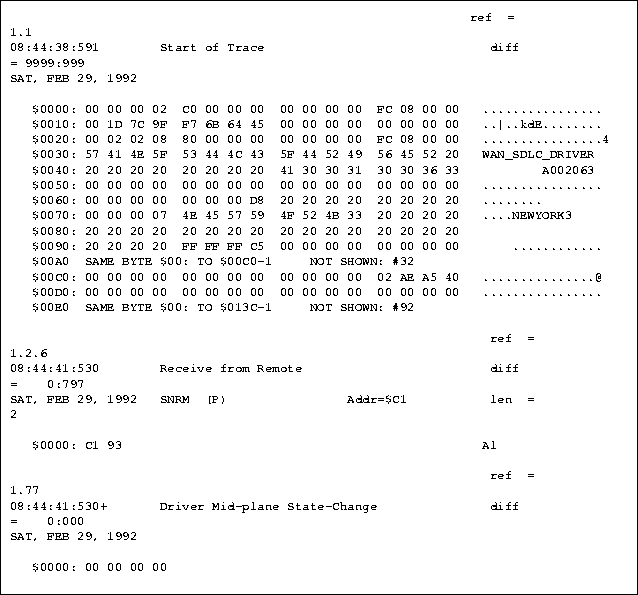 [SDLC Link Tracing Record Format Example]