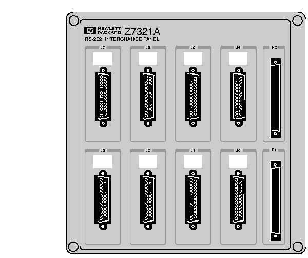 [Z7321A RS-232 Interchange Panel]