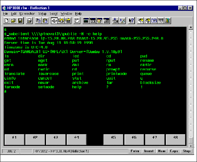 [smbclient for MPE/iX (2)]